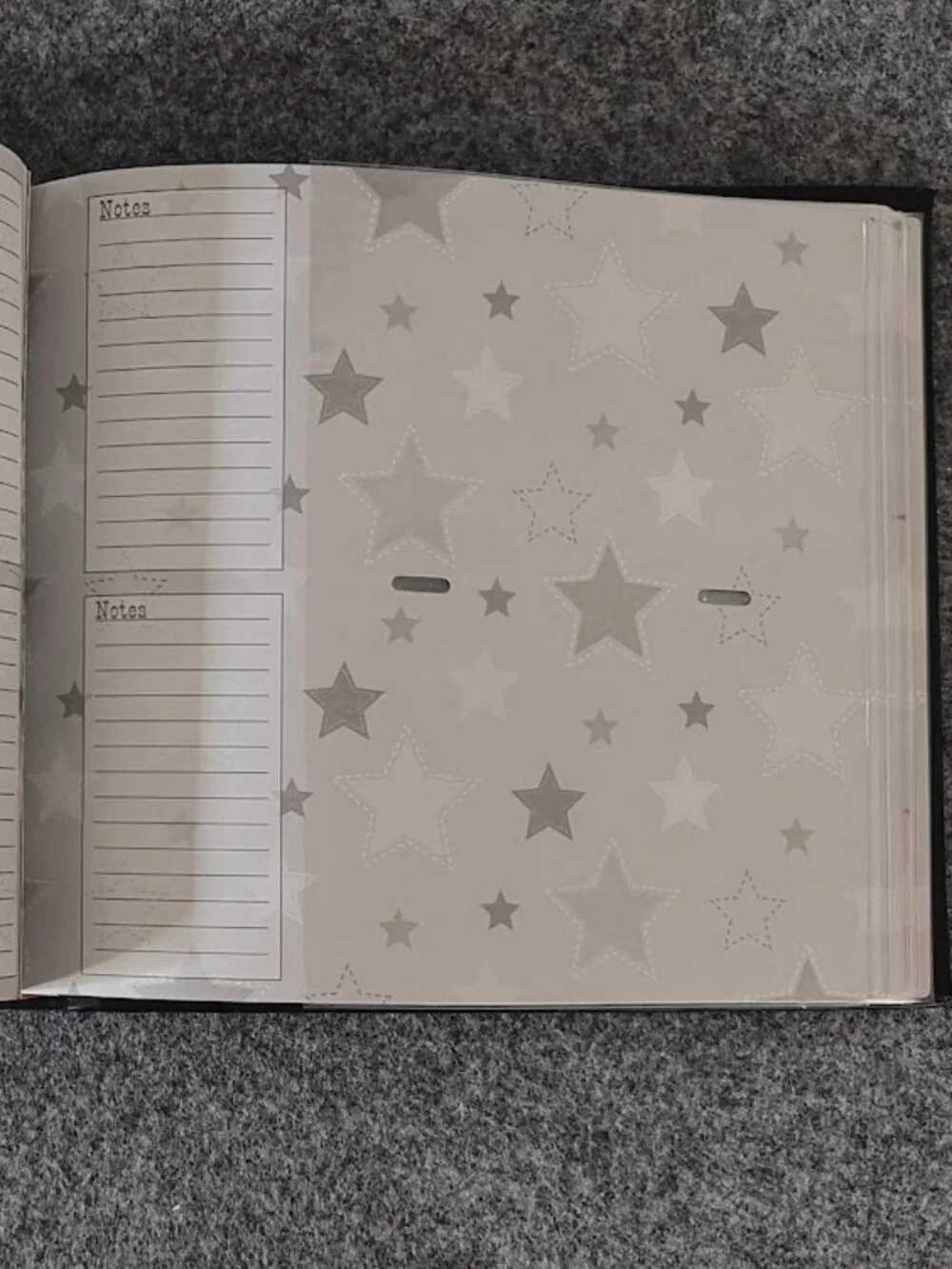NewView Sports Scrapbook Black Album 4x6 Photo Book 160 Capacity